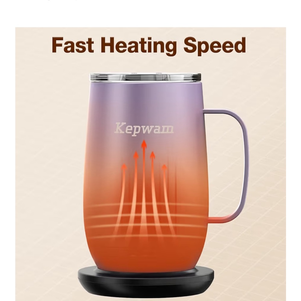 Kepwam Purple Coffee Smart Mug - Picture 2 of 5